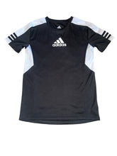 Adidas boys active mesh panel logo tee shirt M(10-12)