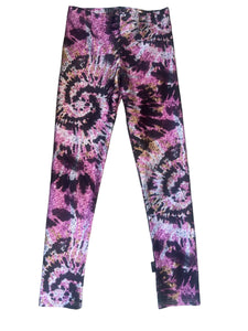 Pixie Lane girl high shine glitter tie dye leggings 5