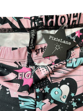 Pixie Lane girls limited edition Pixie Goes Pink for breast cancer leggings 9-10 NEW