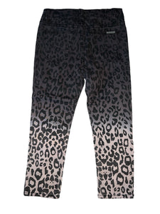 Hudson toddler girls ombré animal print skinny jeans 3T NEW