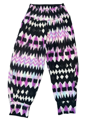 So Nikki girls chevron silky jogger pants S(4)