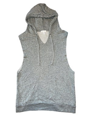 Leith women’s sleeveless hooded pullover tunic tank top S