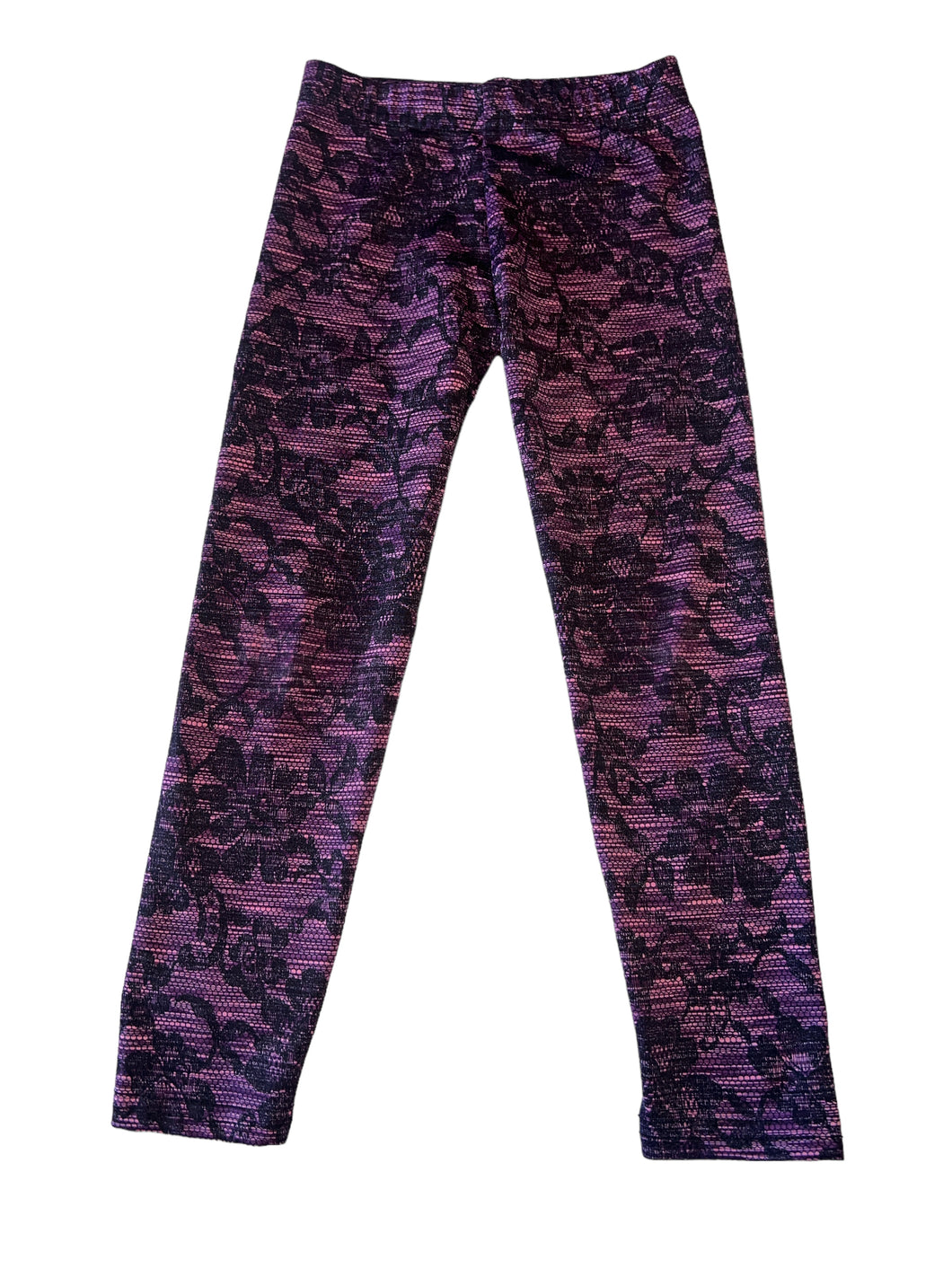 Dori Creations girls space dye lace print leggings 4