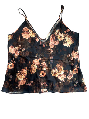 L’Agence women’s Lexi floral silk camisole tank L