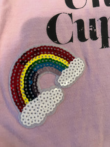 Play Six girls Rainbow Unicorns Cupcakes cold shoulder top 4