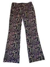 Free People women’s paisley jacquard flare leg pants 0