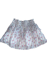 Katie J NYC tween girls Brooke skirt in Petunia stripe XL(14)