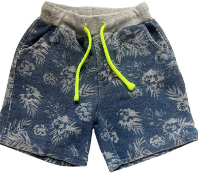 3 Pommes baby boy palm print shorts 18m-2T