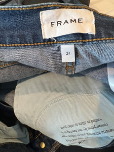 Frame women’s Le Sylvie Eaton crop straight leg jeans 31