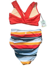 Nani Swimwear women’s 2pc switch v crop top & hi rise bottom bikini XS NEW