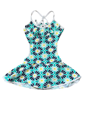 Mia Belle toddler girls Floating on the Water swim dress 4T-5T