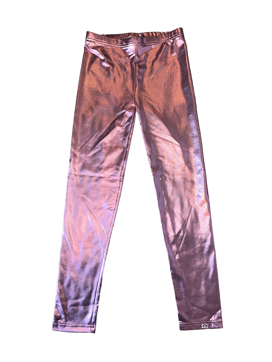 Appaman girls metallic pink high shine leggings 10