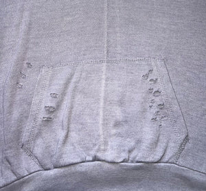 Vintage Havana girls cropped distressed hoodie L(14)