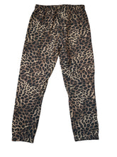 Spiritual Gangster girls cheetah print sweatpants 12