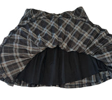 Katie J NYC tween girls pleated plaid mini skirt L(12)