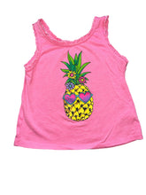 Chaser girls pineapple heart shades tank top 4