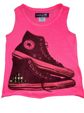 Sparkle By Stoopher girls hi top Converse tank 2T