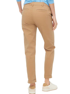J Crew women’s high-rise girlfriend chino pants in camel size 00 NEW