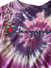 Champion girls distressed tie dye tee shirt M(10-12)