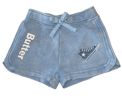 Butter girls rhinestone hi top sneaker lounge shorts 6