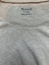 Madewell women’s knotted hem crew neck t shirt XS NEW