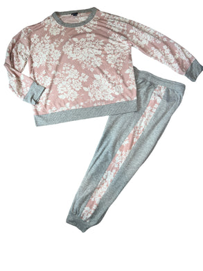 Splendid women’s 2pc floral print lounge sleepwear set XL
