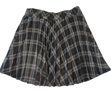 Katie J NYC tween girls pleated plaid mini skirt L(12)