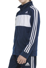 Adidas boys color block zip up track jacket M(10-12)