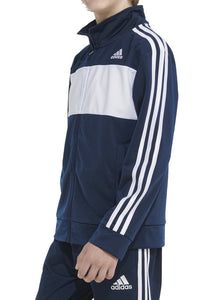 Adidas boys color block zip up track jacket M(10-12)