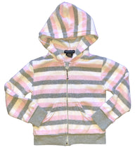 Flowers By Zoe girls terry cloth zip up hoodie 2T