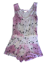 T2 Love toddler girls mini stars tie dye romper 2T