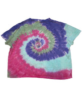 Katie J NYC girls cropped swirl tie dye tee XL(14)
