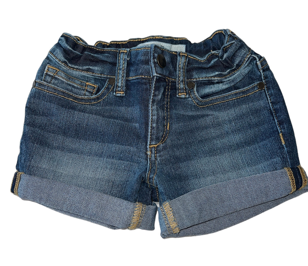 Joe’s Jeans girls medium wash cuffed jean shorts 4