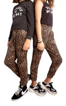 Spiritual Gangster girls cheetah print sweatpants 12