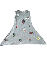 Lola & The Boys embroidered patch t-shirt dress 6