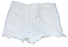 Tractr girls white stretch ripped cutoff jean shorts 10