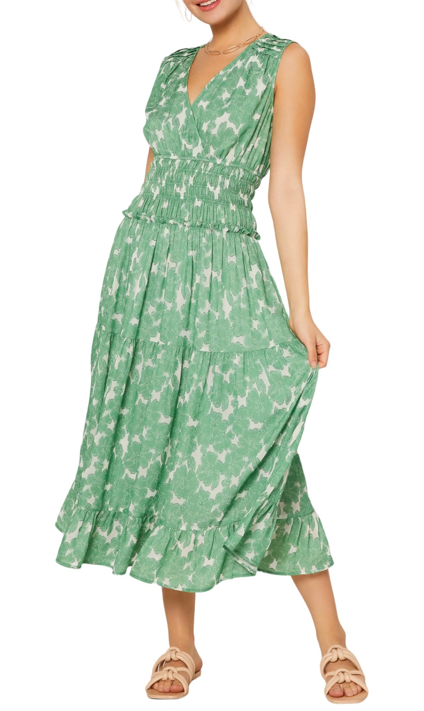 Current Air womens floral jacquard tiered maxi dress XS New Current Air womens floral jacquard tiered maxi dress XS New
