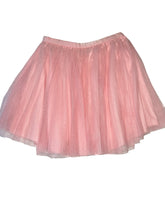 Katie J NYC tween girls pink rose tulle skirt XL(14)