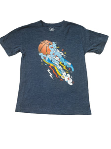 Wes & Willy boys basketball graphic tee shirt 6