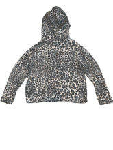 Dori Creations girls cozy knit leopard cropped hoodie 6x