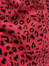 Hope Jeans girls red metallic animal print leggings 10