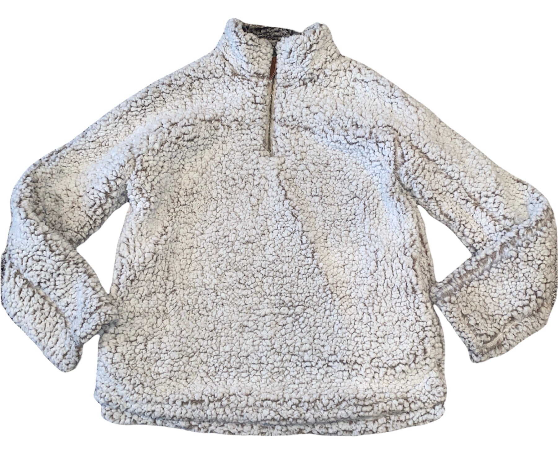 Thread & Supply Hoodie Womens size Small Full Zip Jacket w Pockets Sherpa  Fleece