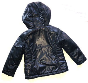 Rothschild toddler girls quilted heart hooded fall jacket 3T