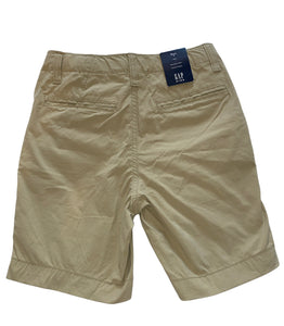 Gap Kids boys adjustable waist chino shorts 7 NEW