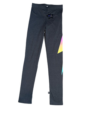 Pixie lane girls simply soft neon lightning bolt leggings 9-10 NEW