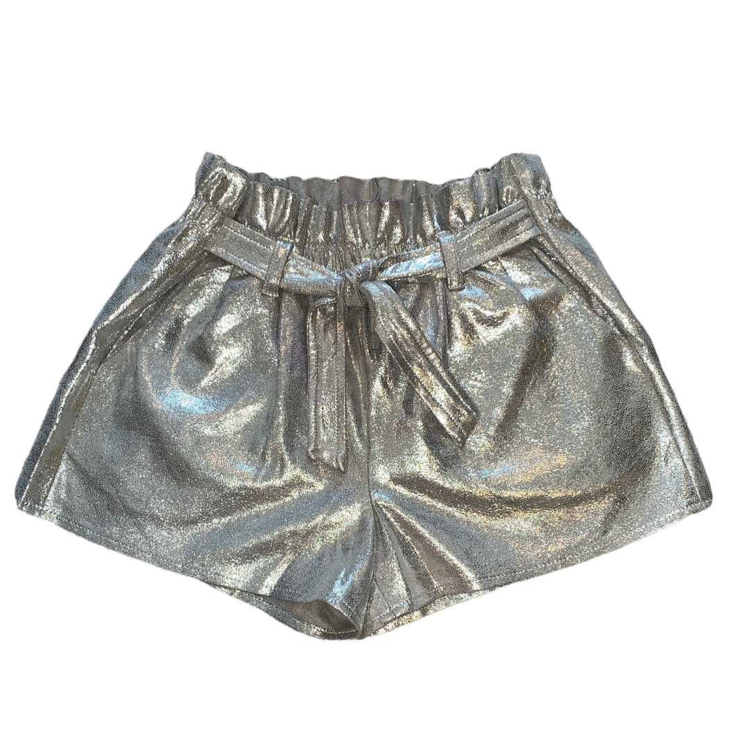 MIA girls metallic paper bag shorts M(10/12)