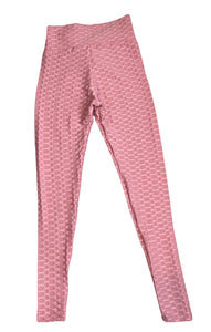 Cheryl Creations Kids girls honeycomb bubble textured leggings L(14) NEW
