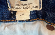 Madewell Women’s Perfect Vintage Crop Jean with rips 24