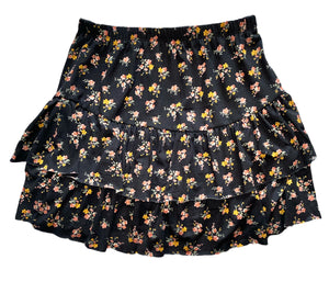 Cheryl Creations Kids girls floral ruffle skirt XL(16)