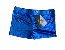 iEFiEL girls metallic dance cheer hot shorts 10 NEW